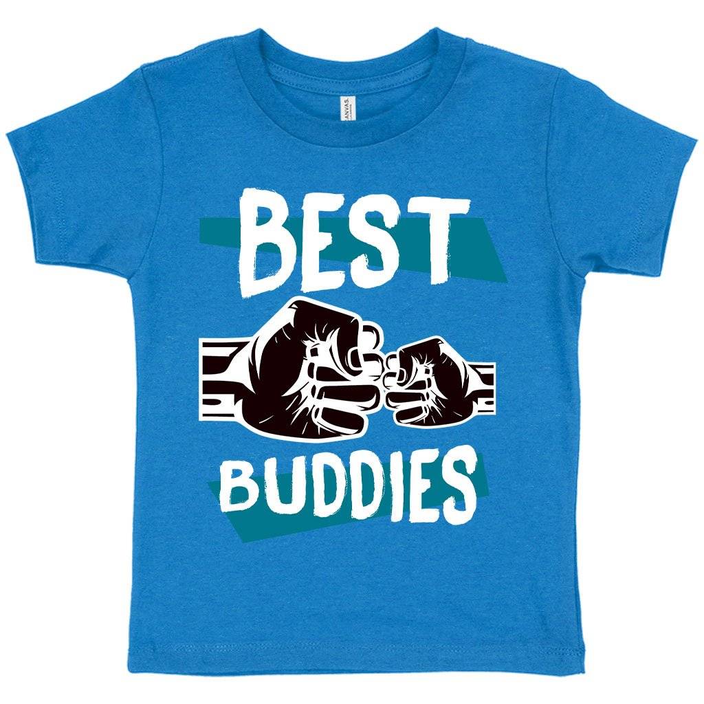 63506-4e3978.jpeg Toddler Best Buddies T-Shirt - Best Friend Tee Shirts Kids & Baby Toddler Clothing Color : Heather Yellow Gold|Heather Dust|Heather Columbia Blue