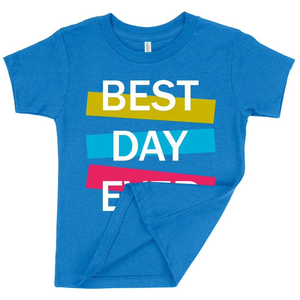 63510-4c0d85.jpeg Toddler Best Day Ever T-Shirt - Graphic Tee Shirts Kids & Baby Toddler Clothing Color : Heather Dust|Heather Yellow Gold|Heather Columbia Blue