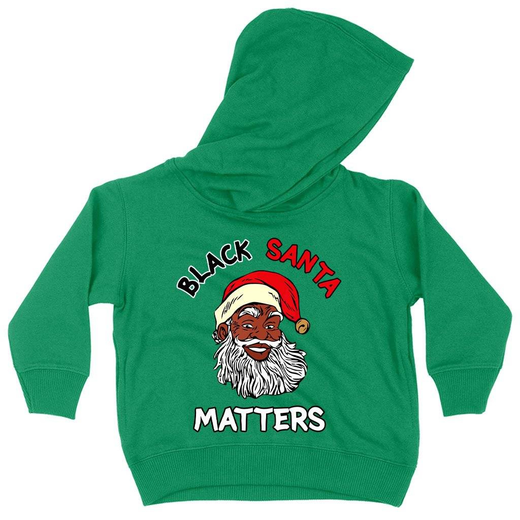 63521-76b9c9.jpeg Toddler Black Santa Matters Hoodie - Black Christmas Hoodies Kids & Baby Toddler Clothing Color : Turquoise|Kelly|Pink