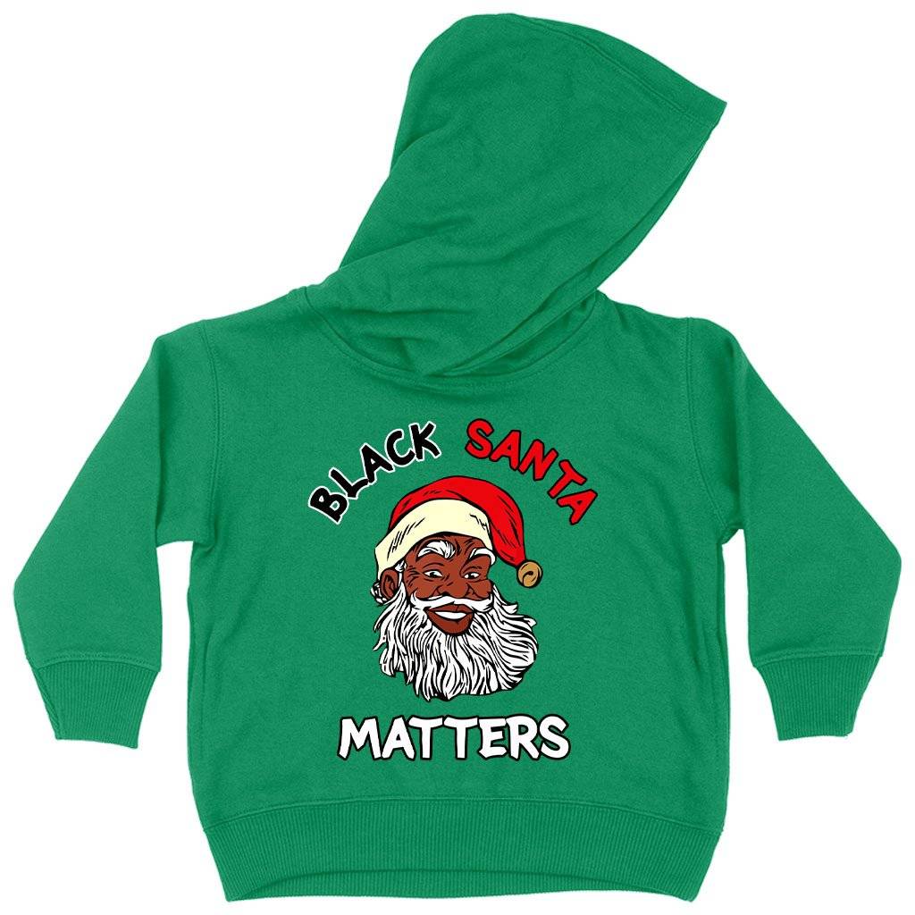 63521-899c46.jpeg Toddler Black Santa Matters Hoodie - Black Christmas Hoodies Kids & Baby Toddler Clothing Color : Turquoise|Kelly|Pink