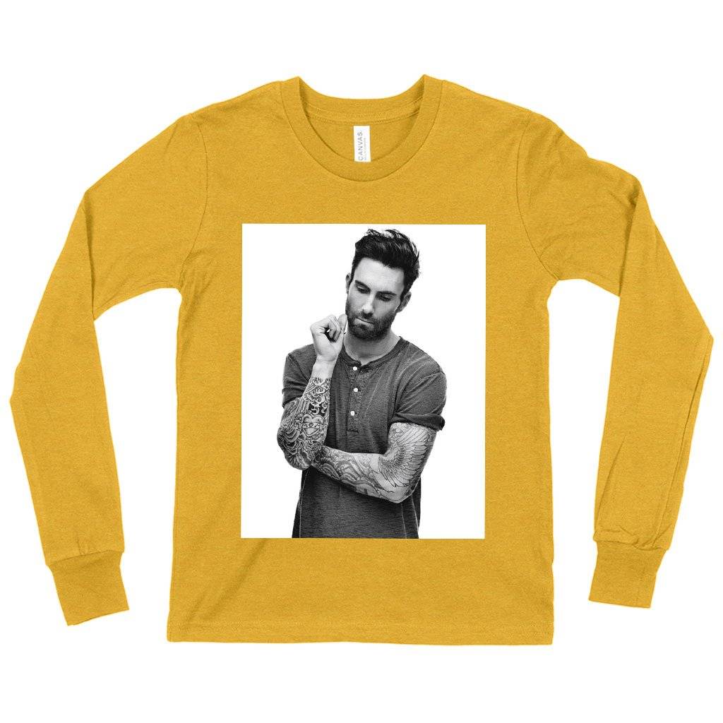 Kids' Adam Levine Long Sleeve T-Shirt - Maroon 5 T-Shirt Kids & Baby Kids' Clothing Color : True Royal Blue|White|Heather Yellow Gold 
