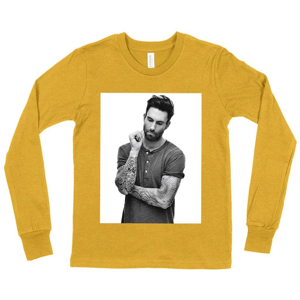 Kids' Adam Levine Long Sleeve T-Shirt - Maroon 5 T-Shirt Kids & Baby Kids' Clothing Color : True Royal Blue|White|Heather Yellow Gold 