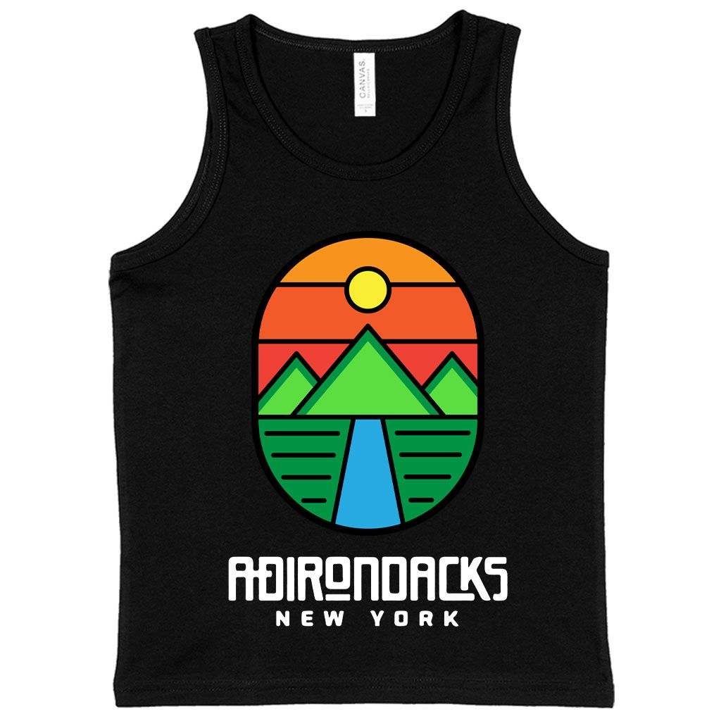 63919-c173b3.jpeg Kids' Adirondack Mountains Tank Kids & Baby Kids' Clothing Color : Athletic Heather|Black|White