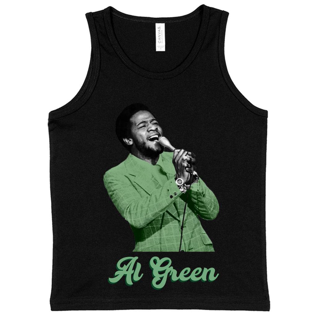 63925-817ef0.jpeg Kids' Al Green Tank - 70's Retro Style Tank Kids & Baby Kids' Clothing Color : Athletic Heather|Black|White