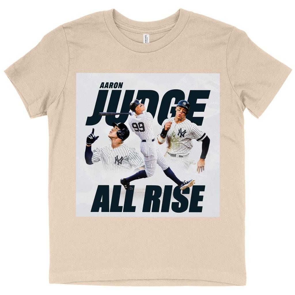 63928-5936c1.jpeg Kids' All Rise T-Shirt - Aaron Judge T-Shirt - Fanatics Aaron Judge Kids & Baby Kids' Clothing Color : Black|White|Natural