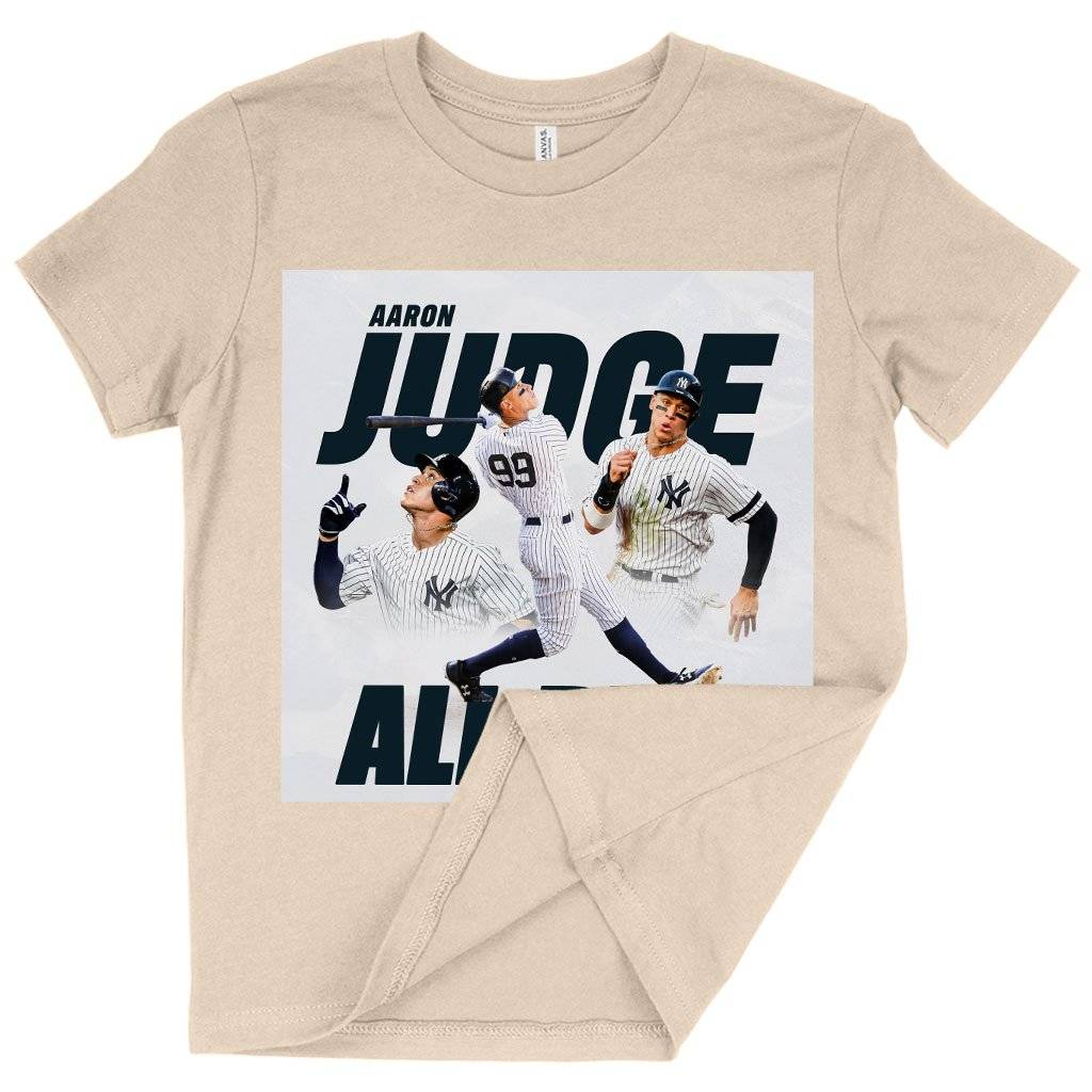 63928-6eff7f.jpeg Kids' All Rise T-Shirt - Aaron Judge T-Shirt - Fanatics Aaron Judge Kids & Baby Kids' Clothing Color : Black|White|Natural