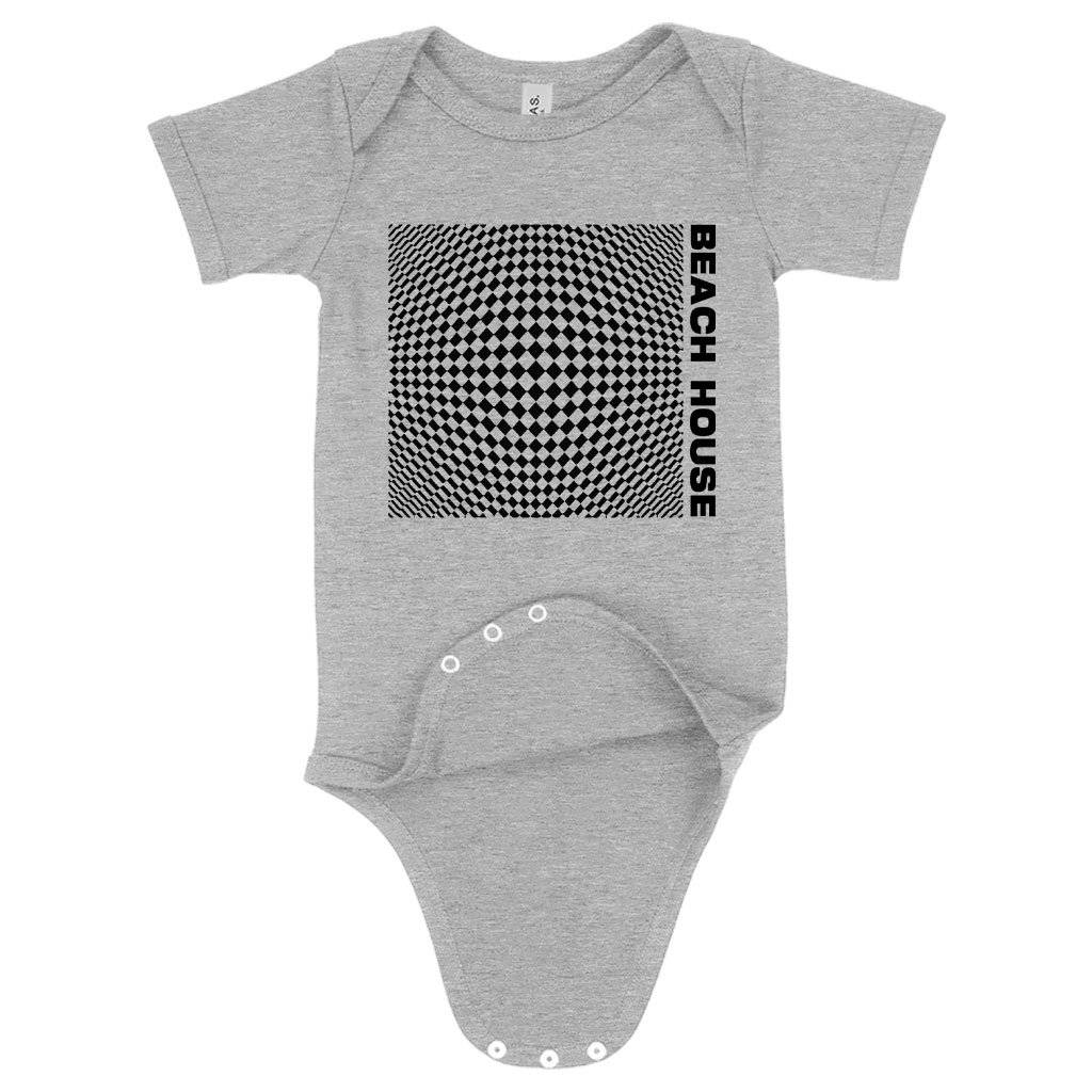 64015-58e855.jpeg Baby Beach House Band Onesie - Beach House Merchandise Baby Clothing Kids & Baby Color : Gray Triblend|Peach Triblend|Ice Blue Triblend