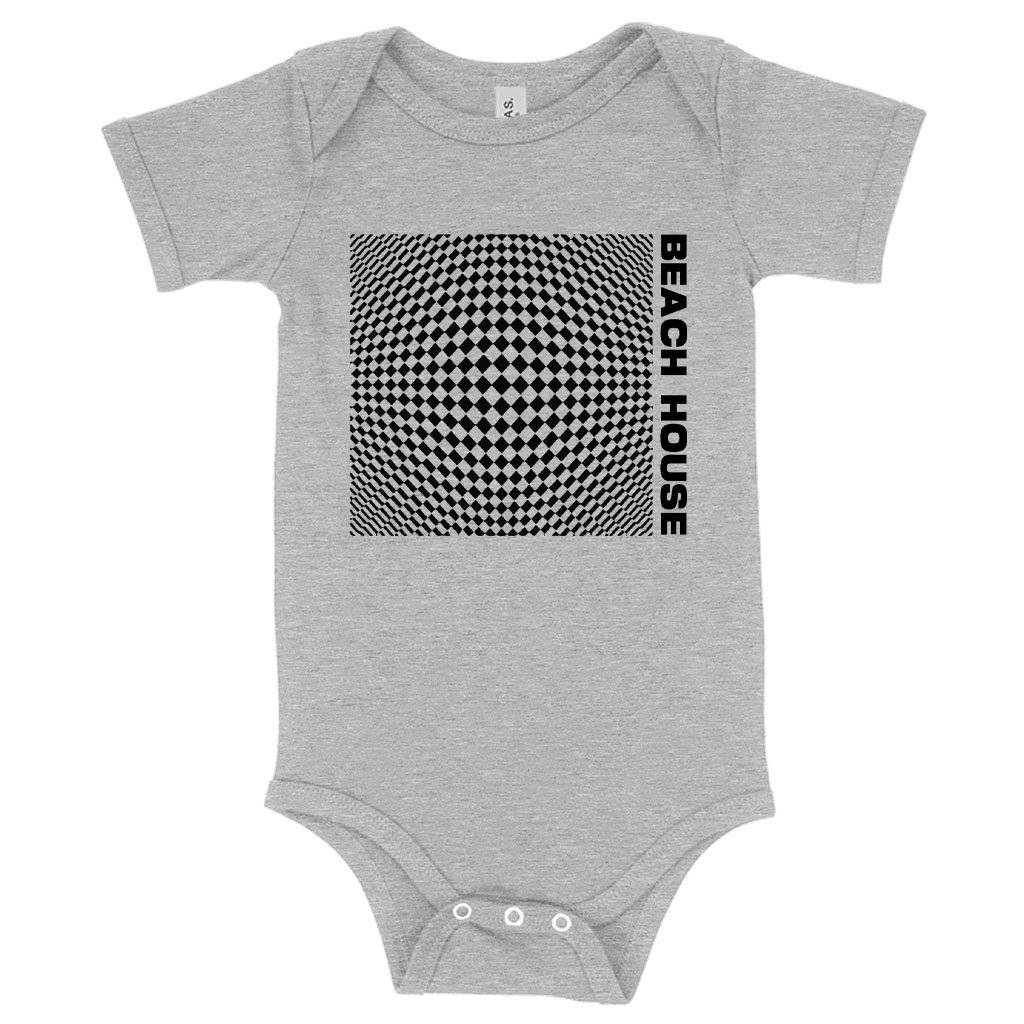 64015-dd165a.jpeg Baby Beach House Band Onesie - Beach House Merchandise Baby Clothing Kids & Baby Color : Gray Triblend|Peach Triblend|Ice Blue Triblend