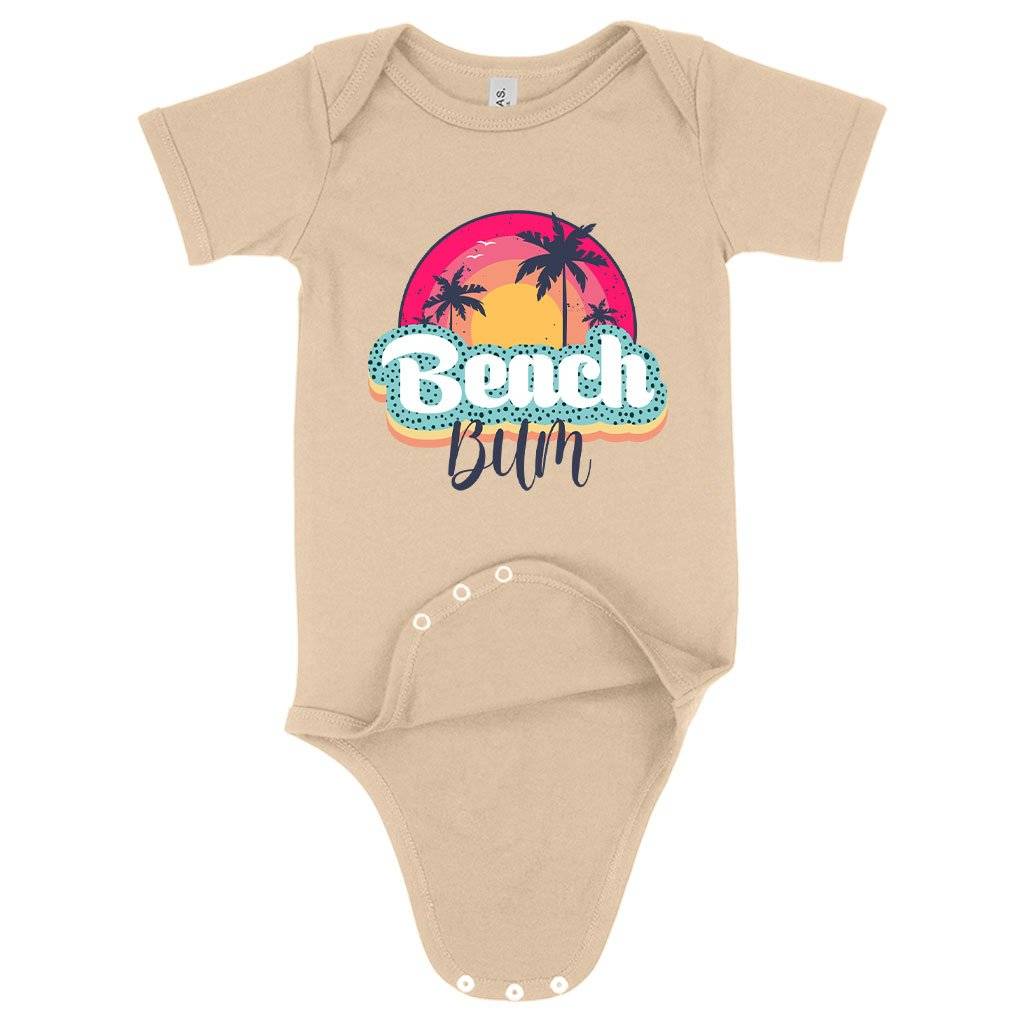 64027-0f12ab.jpeg Baby Jersey Beach Bum Onesie - Beach Bum Clothes Baby Clothing Kids & Baby Color : White|Heather Dust|Yellow