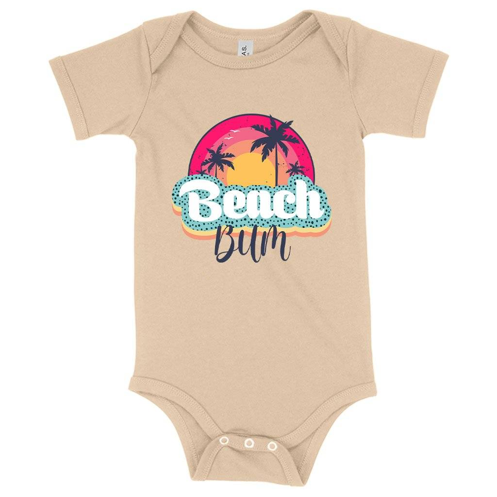 64027-22a85f.jpeg Baby Jersey Beach Bum Onesie - Beach Bum Clothes Baby Clothing Kids & Baby Color : White|Heather Dust|Yellow
