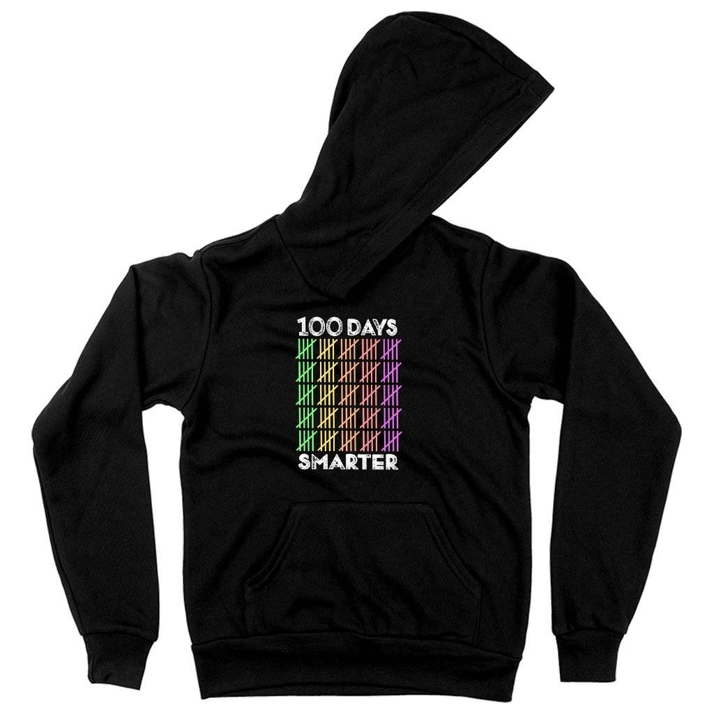 64481-70925f.jpeg Kids' Sponge Fleece 100 Days Smarter Hoodie - 100 Days of School Hoodie - Hundred Day Hoodie Ideas Kids & Baby Kids' Clothing Color : Black|Dark Gray Heather|Military Green