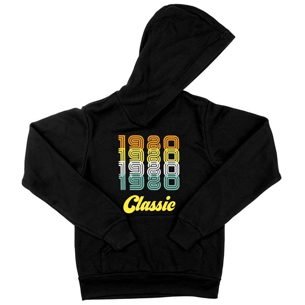 64482-4932bf.jpeg Kids' Sponge Fleece 1980 Classic Hoodie - 1980 Hoodie - 80s Hoodie Kids & Baby Kids' Clothing Color : Mauve|Black|Military Green