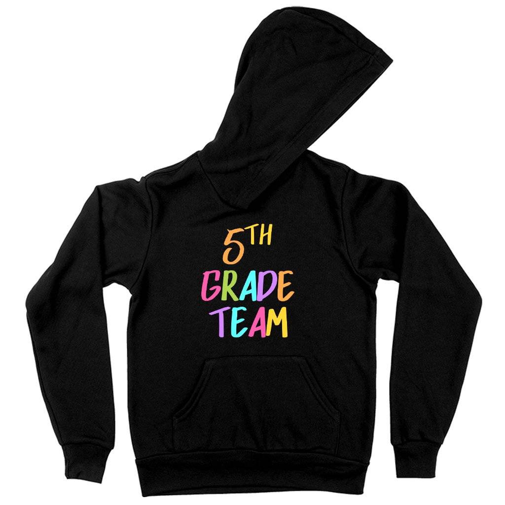 64485-355b68.jpeg Kids' Sponge Fleece 5th Grade Team Hoodie - 5th Grade Hoodies - Funny School Hoodie Kids & Baby Kids' Clothing Color : Dark Gray Heather|Black|Military Green