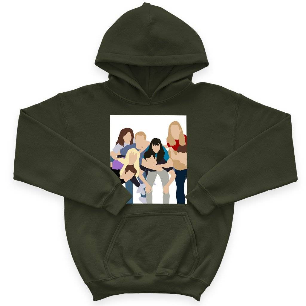 64486-b5d738.jpeg Kids' Sponge Fleece 90210 Hoodie - Beverly Hills Hoodie Kids & Baby Kids' Clothing Color : Mauve|Black|Military Green
