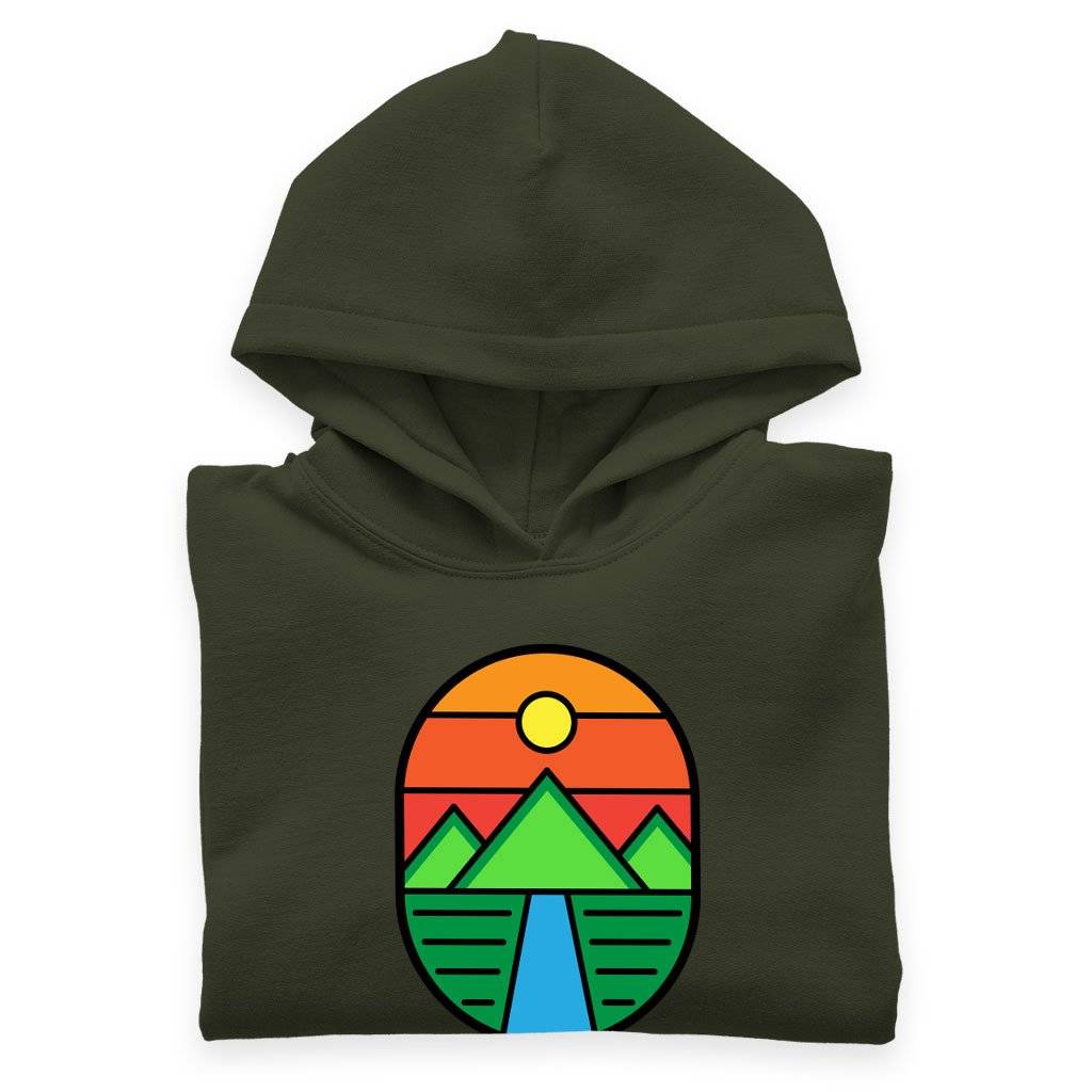 64487-bd6413.jpeg Kids' Sponge Fleece Adirondack Mountains Hoodie Kids & Baby Kids' Clothing Color : Athletic Heather|Dark Gray Heather|Military Green