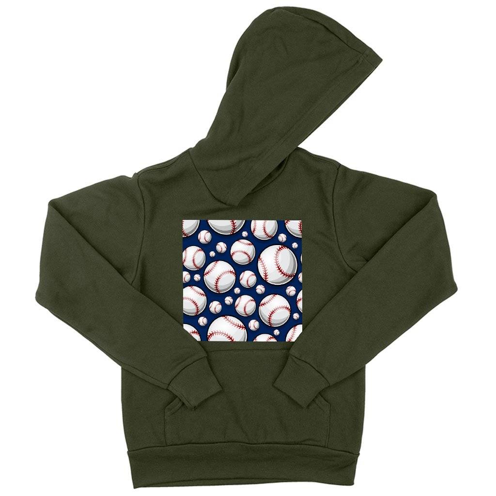 64639-9e9ec2.jpeg Kids' Sponge Fleece Baseball Graphic Hoodie - Printed Baseball Hoodies Kids & Baby Kids' Clothing Color : Dark Gray Heather|Athletic Heather|Military Green