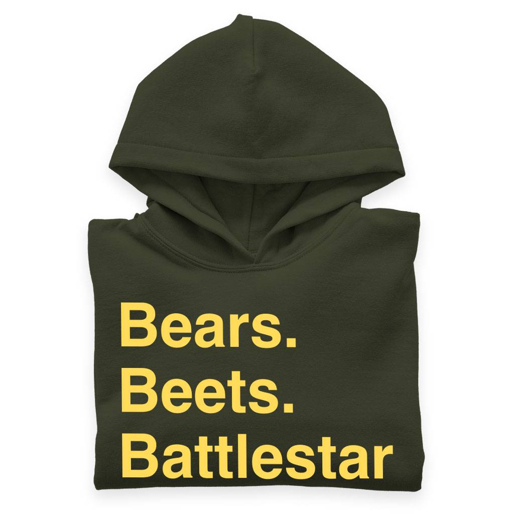 64642-e6f161.jpeg Kids' Sponge Fleece Bears Beets Battlestar Galactica Hoodie - BSG Hoodie Kids & Baby Kids' Clothing Color : Black|Mauve|Military Green
