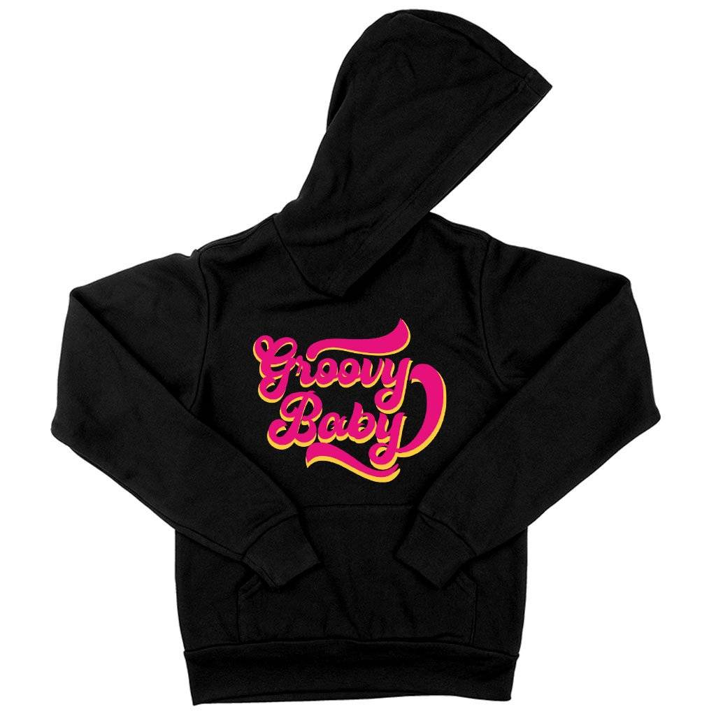 64645-28207c.jpeg Kids' Sponge Fleece Groovy Baby Hoodie - 1975 Hoodie - The 1975 Merch Kids & Baby Kids' Clothing Color : Athletic Heather|Dark Gray Heather|Black