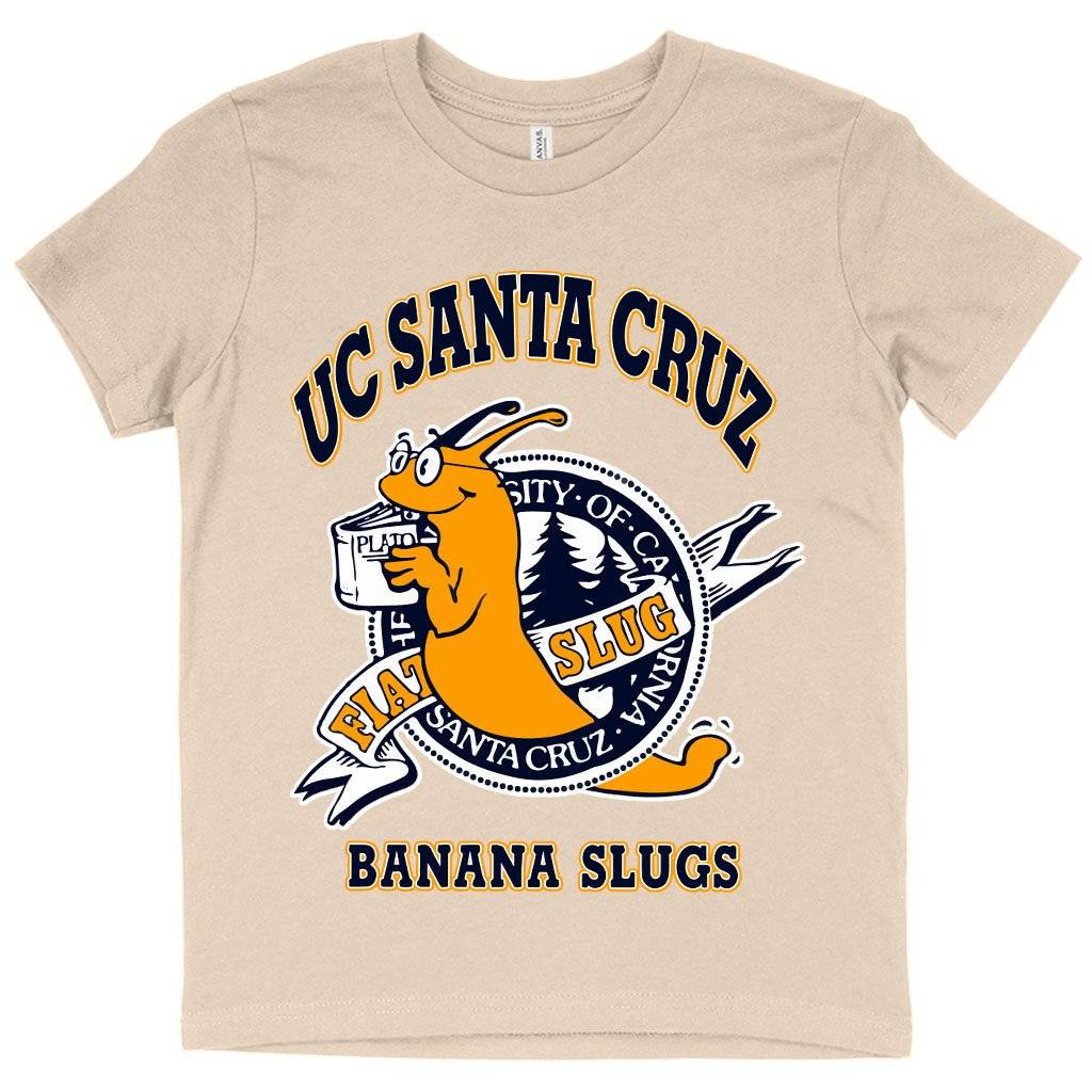 64650-136c85.jpeg Kids' UC Santa Cruz T-Shirt - Banana Slugs T-Shirt Kids & Baby Kids' Clothing Color : White|Pink|Natural