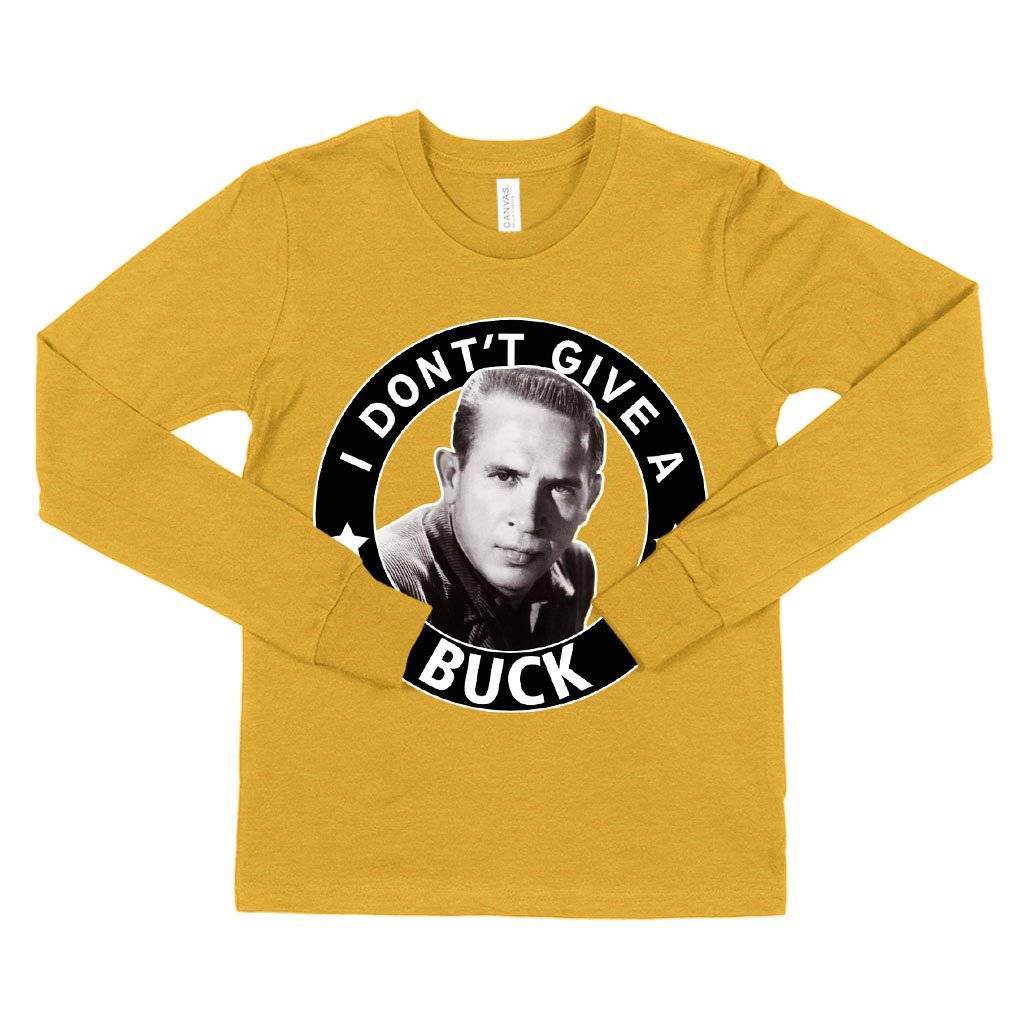 Kids’ I Don’t Give a Buck Long Sleeve T-Shirt – Buck Owens T-Shirt Kids & Baby Kids’ Clothing Kids' I Don't Give a Buck Long Sleeve T-Shirt - Buck Owens T-Shirt Kids & Baby Kids' Clothing Color : Heather Yellow Gold|Gray Triblend|Black