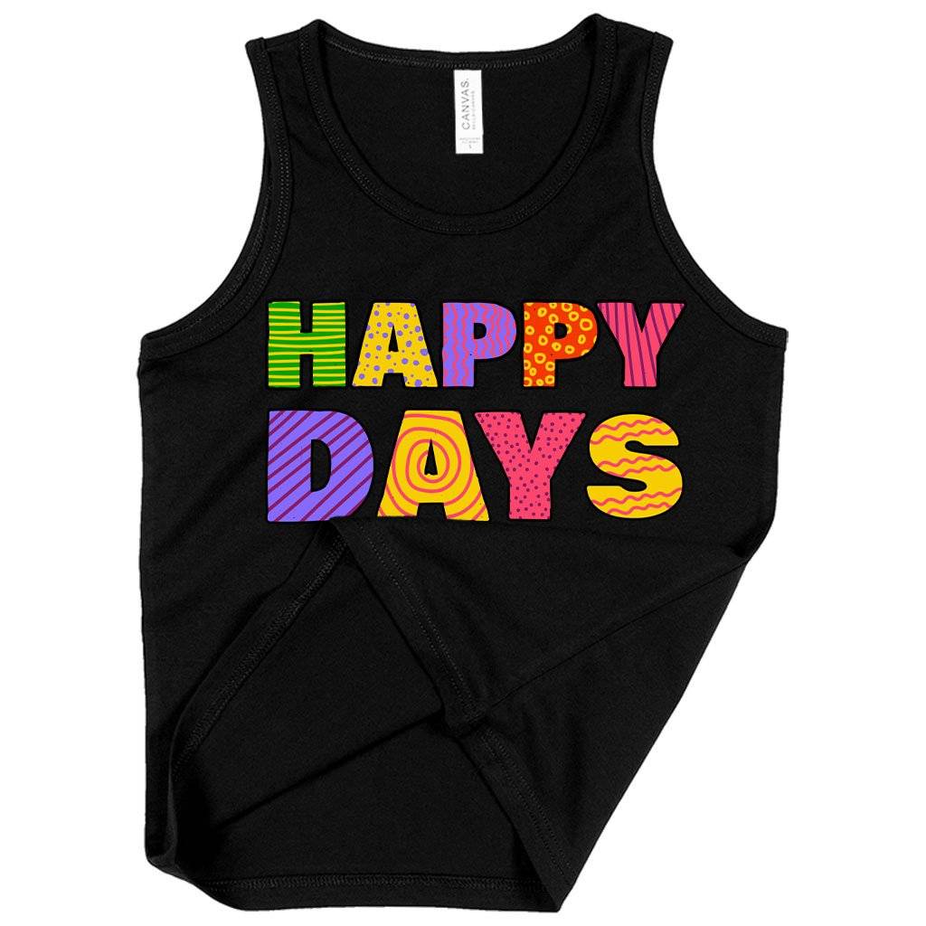70411-8b7ccd.jpeg Kids' Happy Days Tank - Retro Tank Baby Clothing Kids & Baby Color : White|Athletic Heather|Black