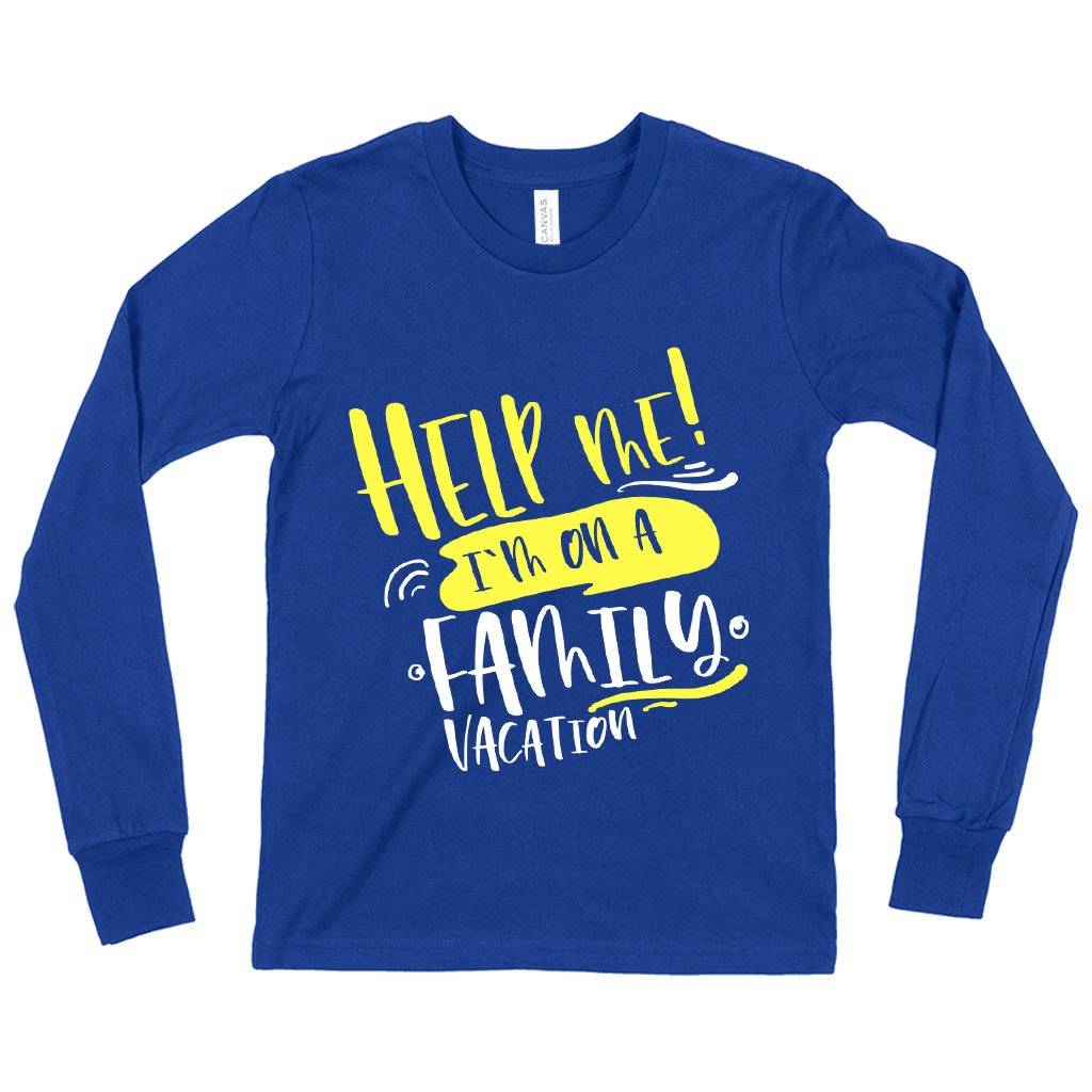 70416-82dc7a.jpeg Kids' Help Me Long Sleeve T-Shirt - Holiday T-Shirts for Family - Funny Family T-Shirt Baby Clothing Kids & Baby Color : White|True Royal Blue|Heather Yellow Gold