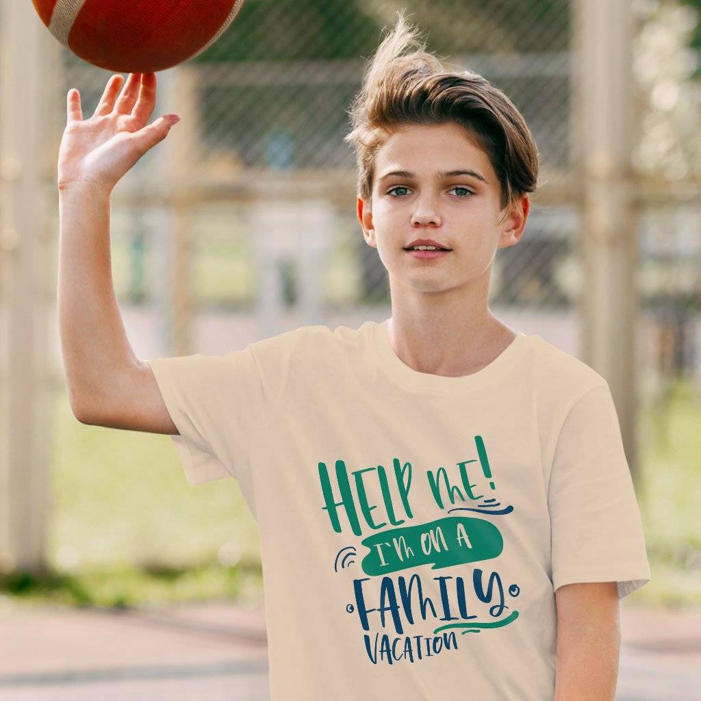 70420-2f49f4.jpeg Kids' Help Me T-Shirt - Holiday T-Shirts for Family - Funny Family T-Shirt Baby Clothing Kids & Baby Color : Heather Red|Natural|White