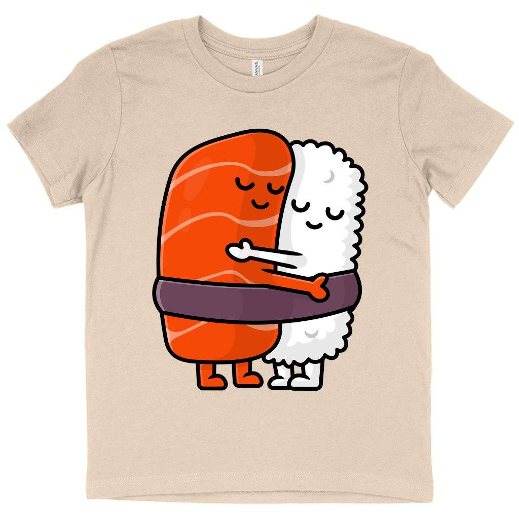 70427-c19c99.jpeg Kids' Hug T-Shirt - Cute Sushi T-Shirt Baby Clothing Kids & Baby Color : Columbia Blue|Natural|Black