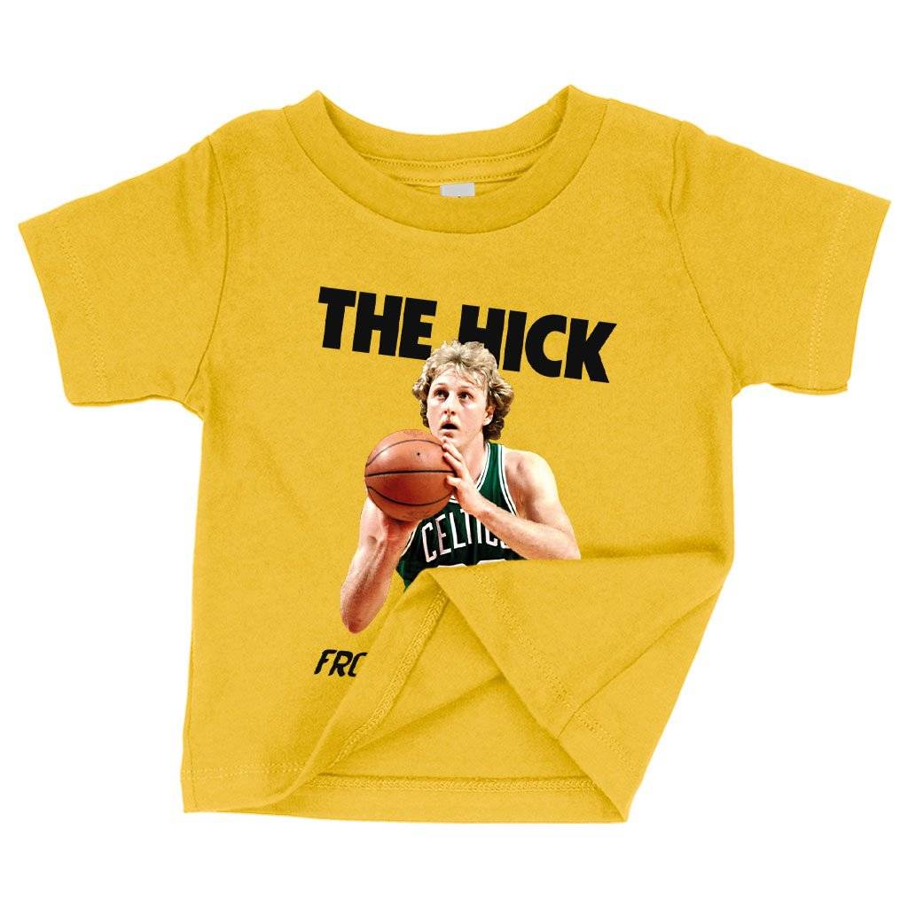 70786-8d4e27.jpeg Baby The Hick From French Lick T-Shirt - Basketball T-Shirt Baby Clothing Kids & Baby Color : Yellow|Navy|White