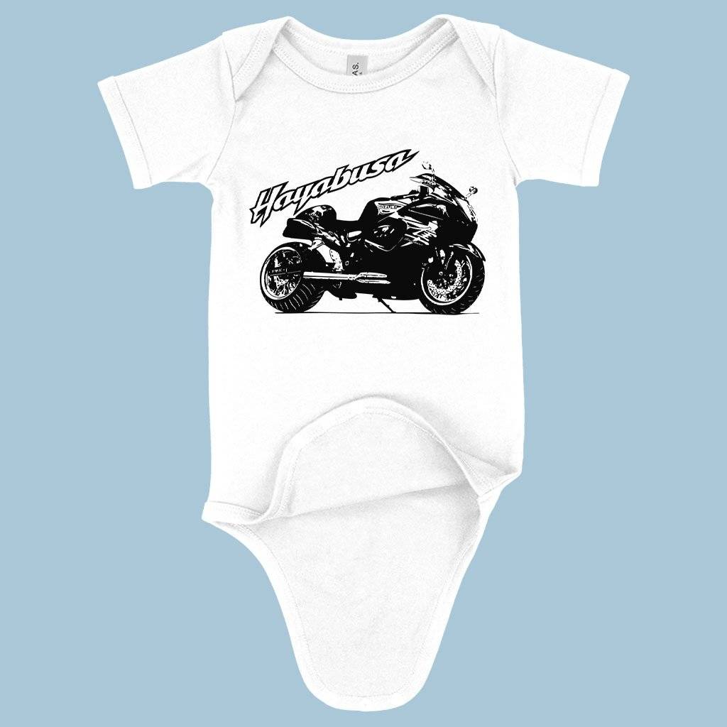 71192-230101.jpeg Baby Jersey Hayabusa Onesie - Bike Onesie Baby Clothing Kids & Baby Color : White|Asphalt|Yellow