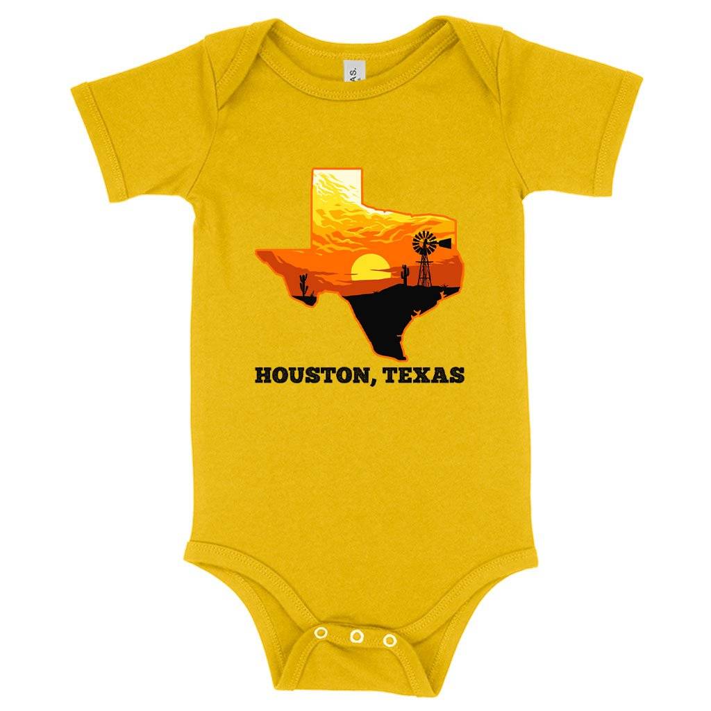 71194-b1c470.jpeg Baby Jersey Houston Texas Onesie - Cool Houston Onesies Baby Clothing Kids & Baby Color : Yellow|Heather Dust|Pink