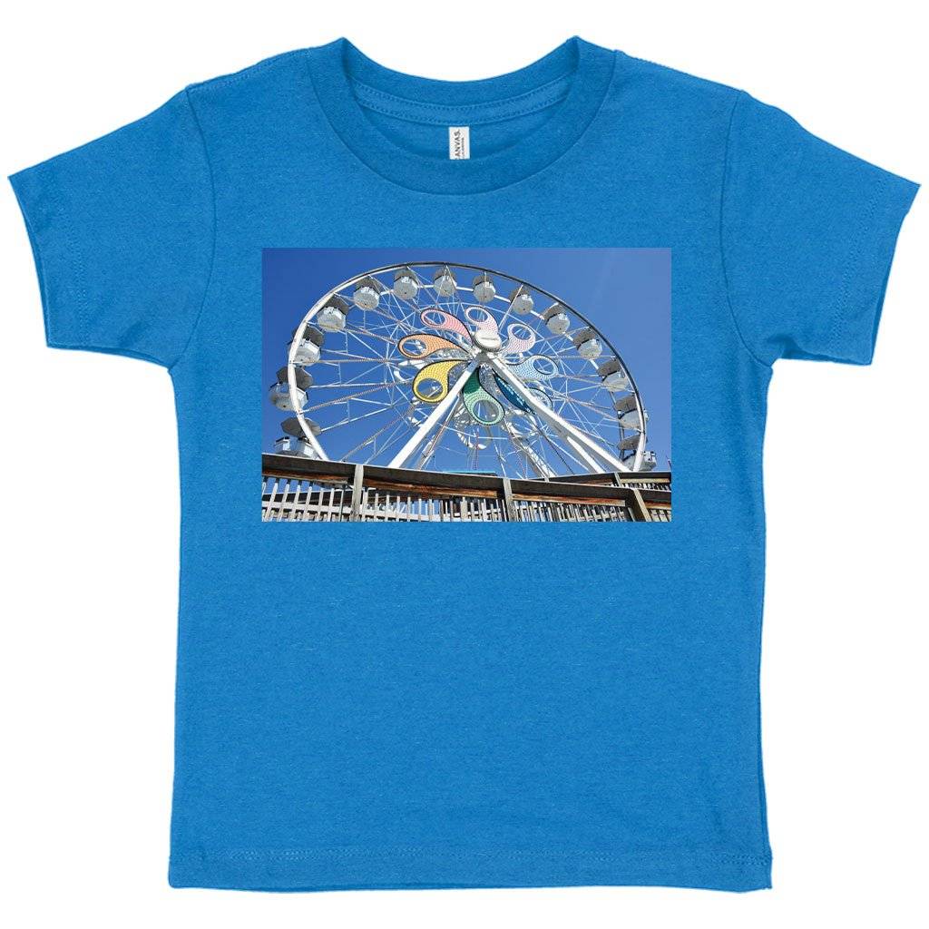71377-9ed633.jpeg Toddler Ferris Wheel T-Shirt - Hershey Park T-Shirts Kids & Baby Toddler Clothing Color : Athletic Heather|Heather Dust|Heather Columbia Blue