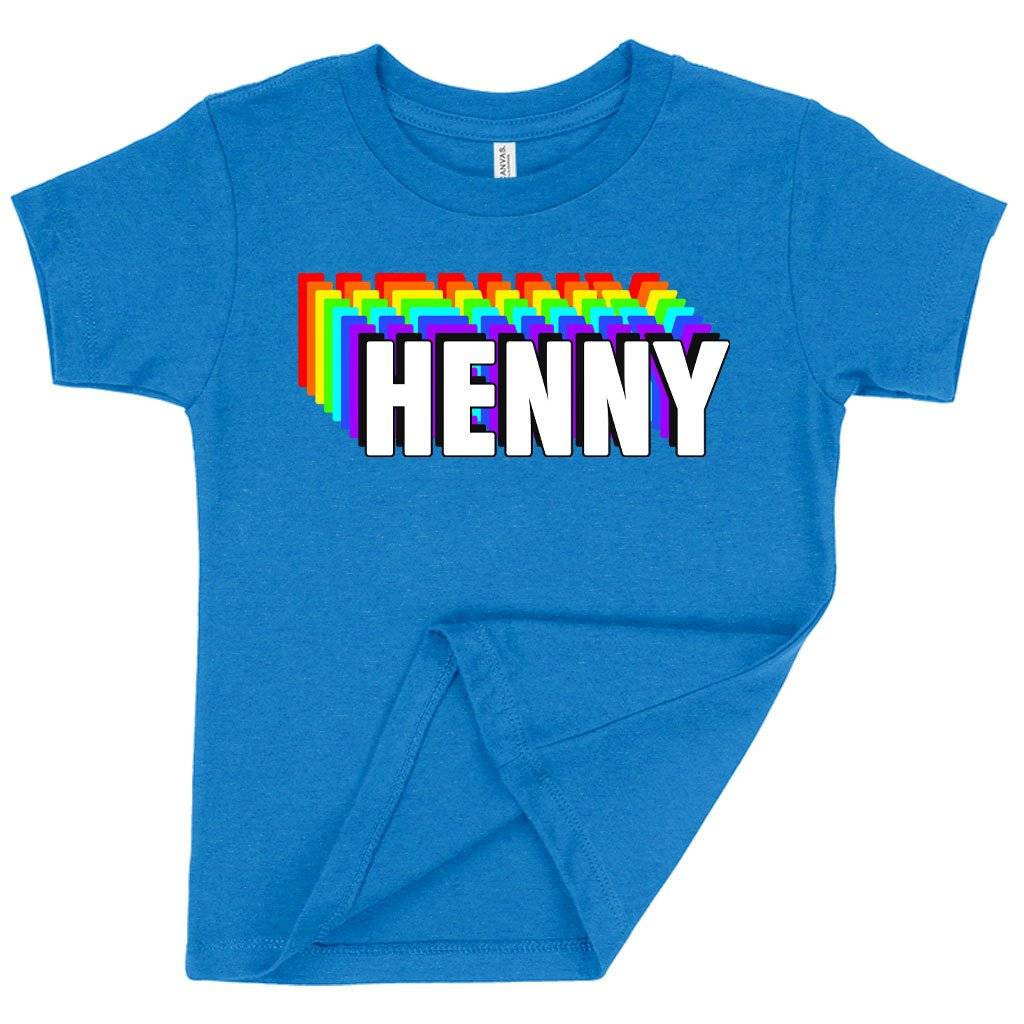 71379-0c63d0.jpeg Toddler Henny T-Shirt - Graphic T-Shirt Kids & Baby Toddler Clothing Color : Heather Columbia Blue|Athletic Heather|Heather Yellow Gold