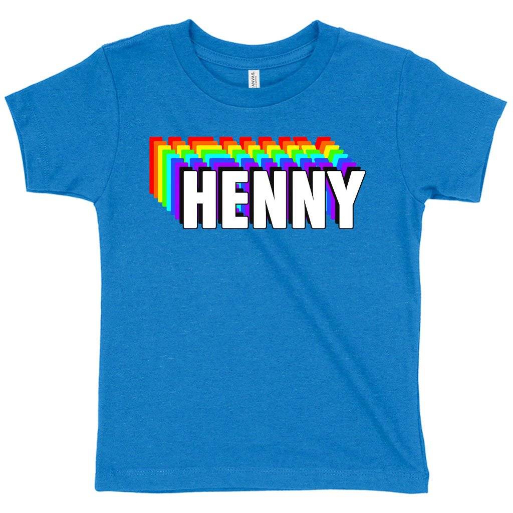 71379-223cc7.jpeg Toddler Henny T-Shirt - Graphic T-Shirt Kids & Baby Toddler Clothing Color : Heather Columbia Blue|Athletic Heather|Heather Yellow Gold
