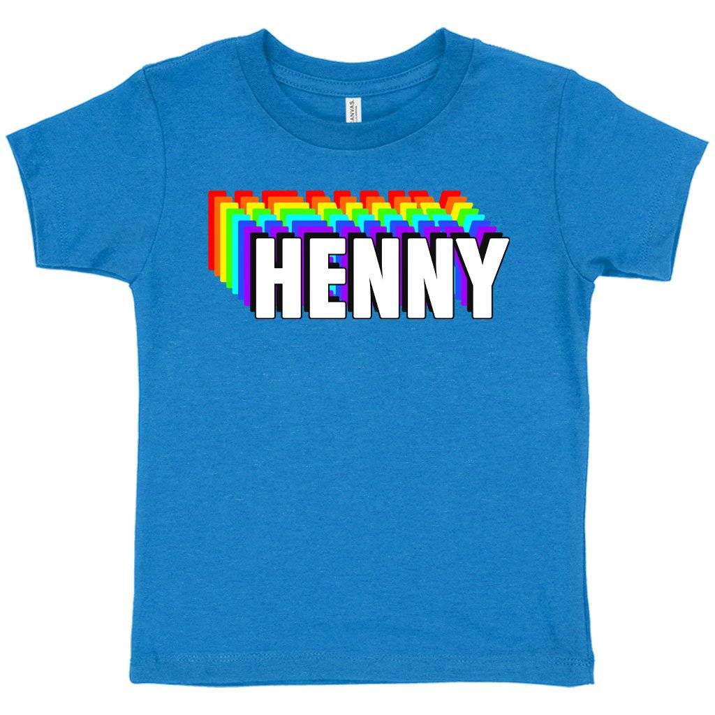 71379-7547a4.jpeg Toddler Henny T-Shirt - Graphic T-Shirt Kids & Baby Toddler Clothing Color : Heather Columbia Blue|Athletic Heather|Heather Yellow Gold