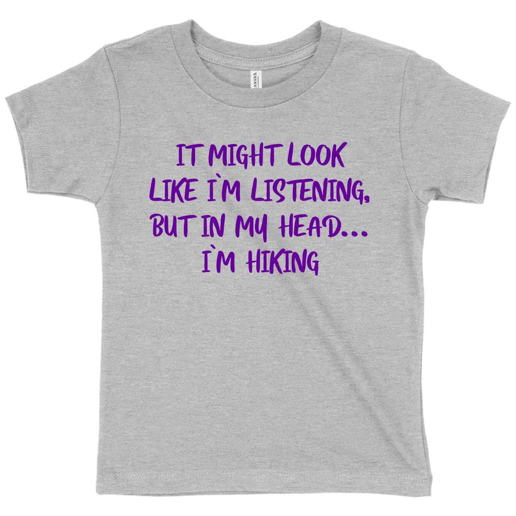 71382-83e082.jpeg Toddler I Might Look Like I’m Listening T-Shirt - Hiking Boys' T-Shirt - Sarcastic T-Shirt Kids & Baby Toddler Clothing Color : Heather Columbia Blue|Athletic Heather|Heather Dust