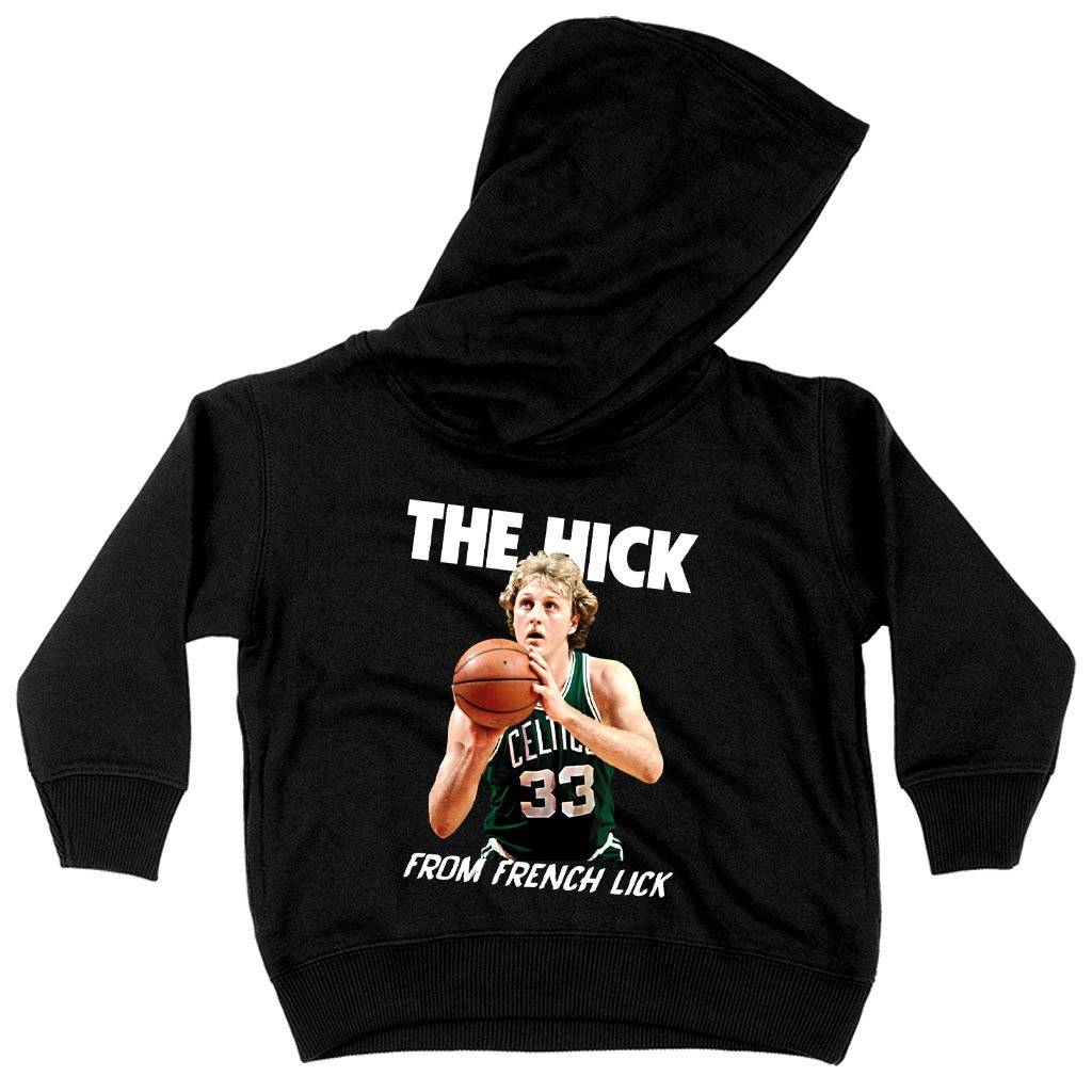 71385-f57c80.jpeg Toddler The Hick From French Lick Hoodie - Basketball Hoodie Kids & Baby Toddler Clothing Color : White|Kelly|Black