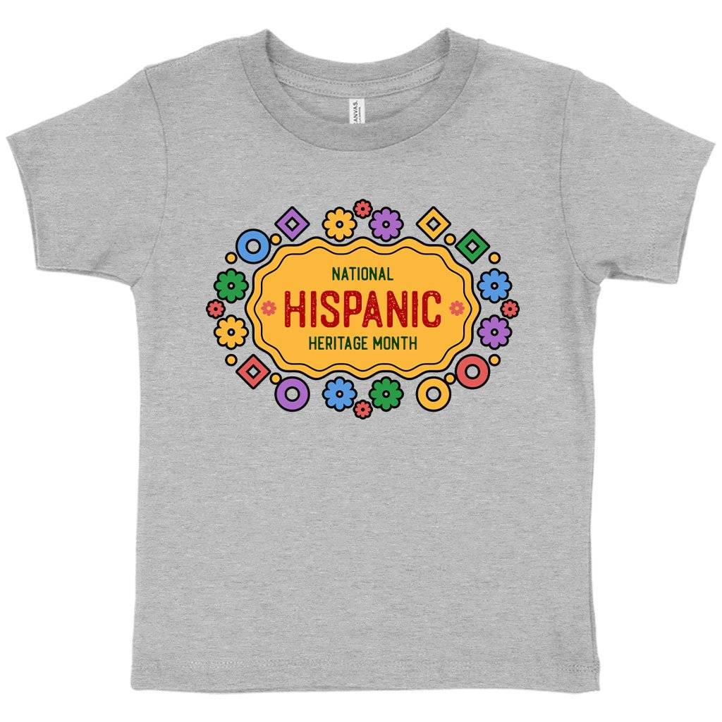71386-8bb2ed.jpeg Toddler National Hispanic Heritage Month T-Shirt - Spanish T-Shirt Kids & Baby Toddler Clothing Color : Kelly|Athletic Heather|Heather Red
