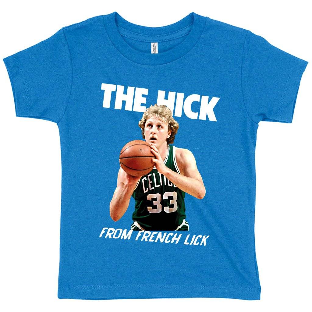 Toddler The Hick From French Lick T-Shirt - Basketball T-Shirt Kids & Baby Toddler Clothing Color : Heather Dust|Athletic Heather|Heather Columbia Blue 