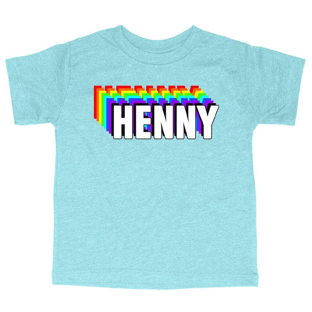 71388-510c82.jpeg Triblend Toddler Henny T-Shirt - Graphic T-Shirt Kids & Baby Toddler Clothing Color : Ice Blue Triblend|Olive Triblend|Peach Triblend