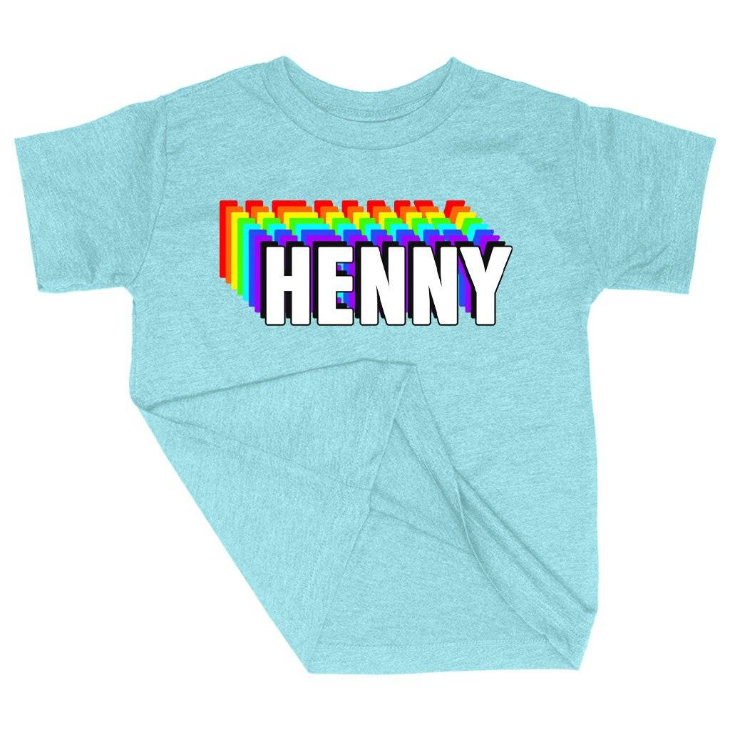 71388-77fb3b.jpeg Triblend Toddler Henny T-Shirt - Graphic T-Shirt Kids & Baby Toddler Clothing Color : Ice Blue Triblend|Olive Triblend|Peach Triblend