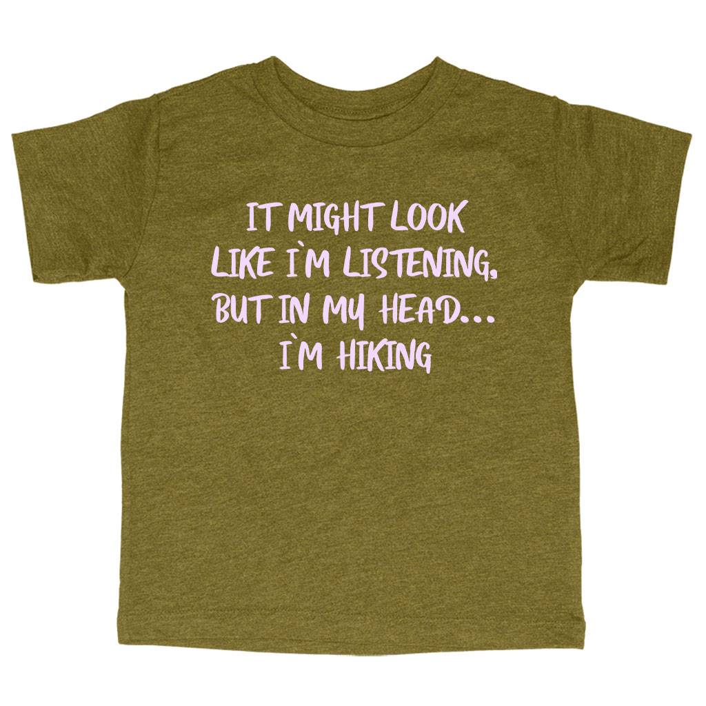 71389-0abf26.jpeg Triblend Toddler I Might Look Like I’m Listening T-Shirt - Hiking Boys' T-Shirt - Sarcastic T-Shirt Kids & Baby Toddler Clothing Color : Ice Blue Triblend|Olive Triblend|Peach Triblend