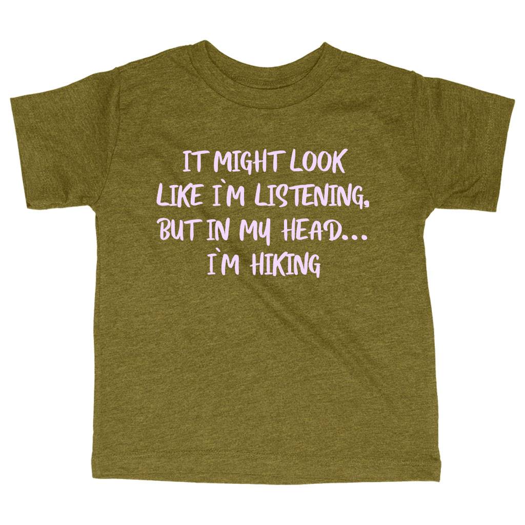 71389-de7c5d.jpeg Triblend Toddler I Might Look Like I’m Listening T-Shirt - Hiking Boys' T-Shirt - Sarcastic T-Shirt Kids & Baby Toddler Clothing Color : Ice Blue Triblend|Olive Triblend|Peach Triblend