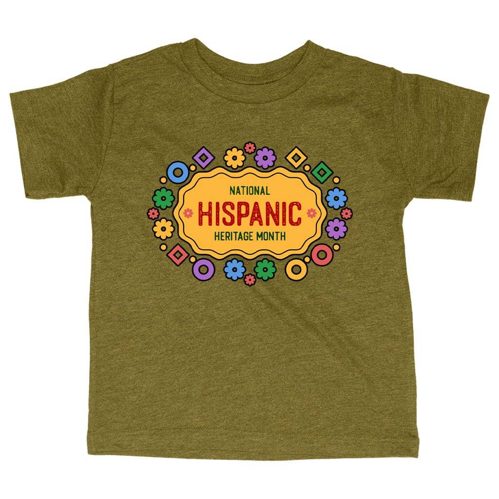 71393-aa3bd0.jpeg Triblend Toddler National Hispanic Heritage Month T-Shirt - Spanish T-Shirt Kids & Baby Toddler Clothing Color : Ice Blue Triblend|Olive Triblend|Peach Triblend