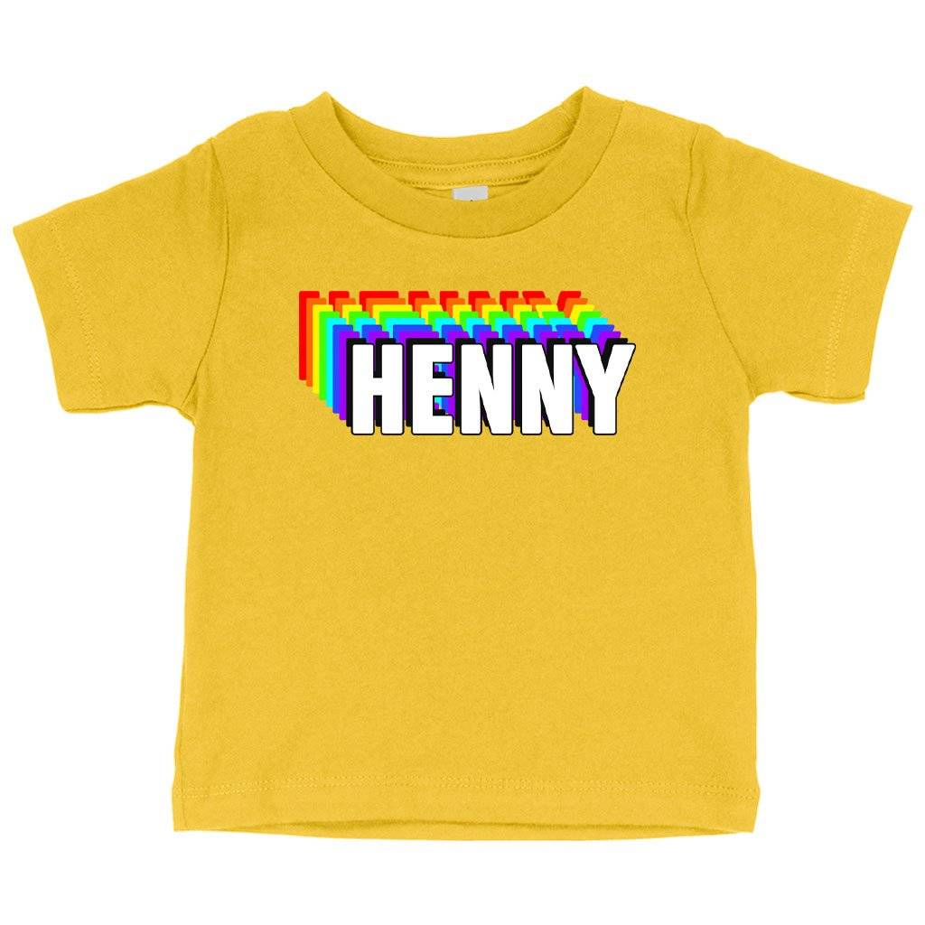 Baby Henny T-Shirt – Graphic T-Shirt Baby Clothing Kids & Baby Baby Henny T-Shirt - Graphic T-Shirt Baby Clothing Kids & Baby Color : Yellow|Navy|White