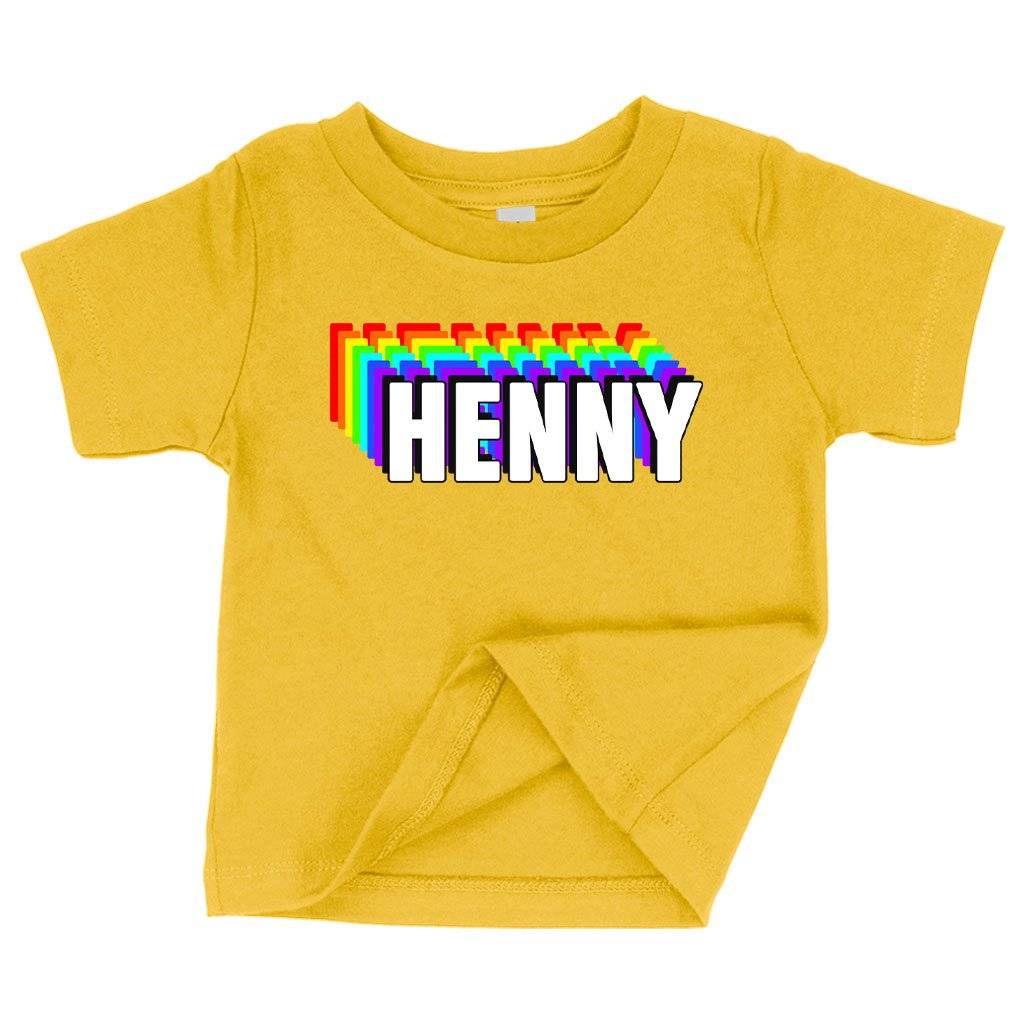 Baby Henny T-Shirt – Graphic T-Shirt Baby Clothing Kids & Baby Baby Henny T-Shirt - Graphic T-Shirt Baby Clothing Kids & Baby Color : Yellow|Navy|White