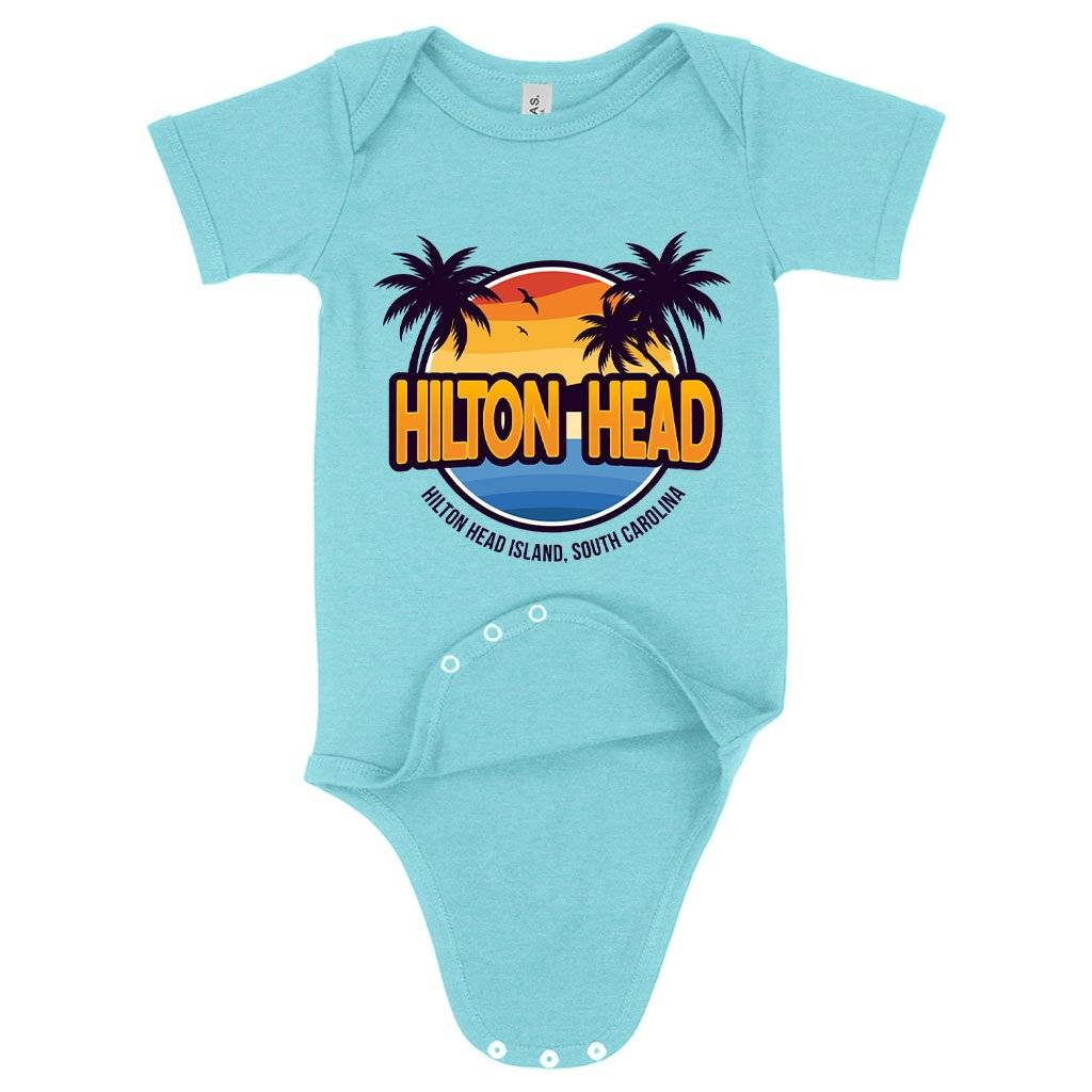 Baby Hilton Head Island Onesie Baby Clothing Kids & Baby Baby Hilton Head Island Onesie Baby Clothing Kids & Baby Color : Gray Triblend|Peach Triblend|Ice Blue Triblend