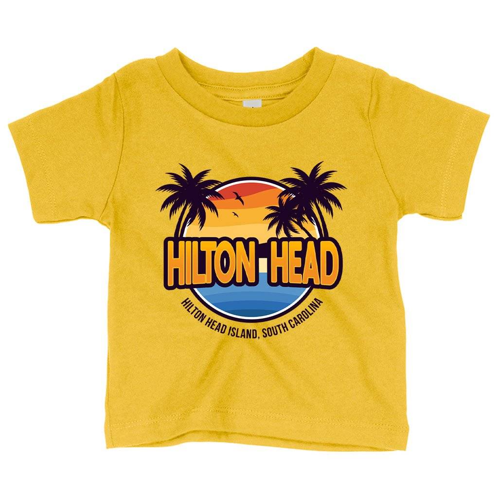 Baby Hilton Head Island T-Shirt Baby Clothing Kids & Baby Baby Hilton Head Island T-Shirt Baby Clothing Kids & Baby Color : Yellow|Heather Columbia Blue|Navy