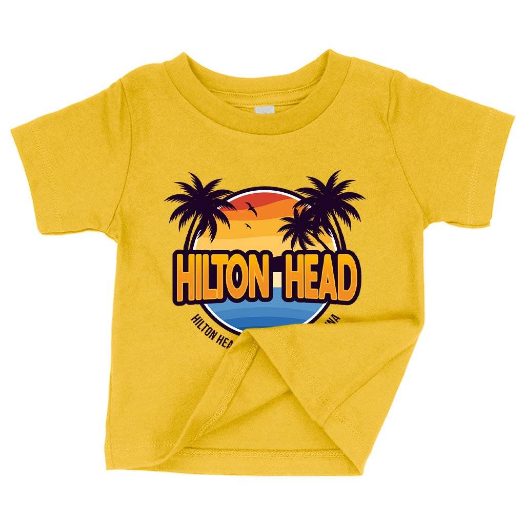 Baby Hilton Head Island T-Shirt Baby Clothing Kids & Baby Baby Hilton Head Island T-Shirt Baby Clothing Kids & Baby Color : Yellow|Heather Columbia Blue|Navy