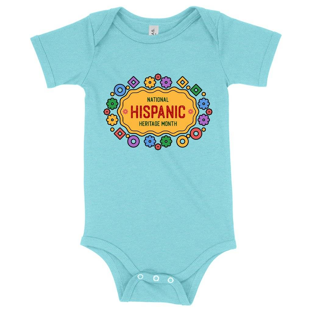 Baby National Hispanic Heritage Month Onesie – Spanish Onesie Baby Clothing Kids & Baby Baby National Hispanic Heritage Month Onesie - Spanish Onesie Baby Clothing Kids & Baby Color : Mauve Triblend|Gray Triblend|Ice Blue Triblend